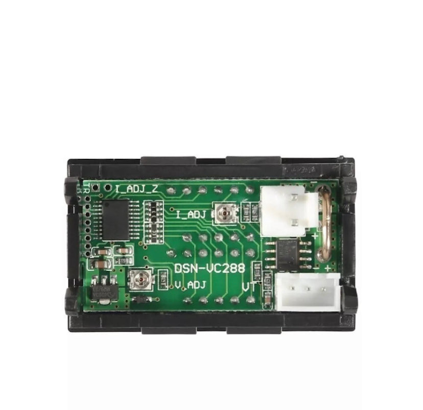 Mini 0.28" Dual LED Display Voltmeter Ammeter DC 0-100V 100A Panel Amp Volt Voltage Current Tester with 100A 75mV Shunt