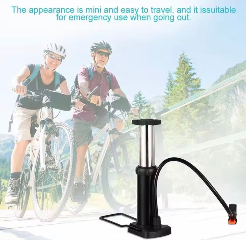 Folding Foot Pedal Air Pump Air Pump Portable Inflator For Bike Car Motorcycle Basketball Multifunctional High Pressure Pum P2R0