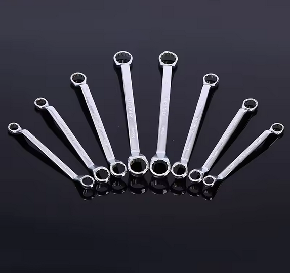 8pcs 6x7-20x22mm Double Ring Spanner Set Ratchet Wrench Set for Installation / Maintenance / Auto & Industrial Repair Challenges