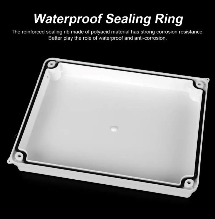 Waterproof CCTV PVC Plastic IP65 Electric Control DIY Indoor Wire Shell Connection Cable Branch Junction box