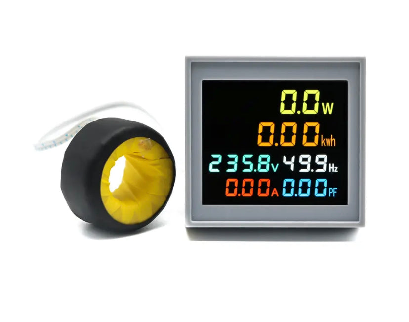 AC 50-300V Digital Voltmeter Ammeter 100A Wattmeter Power Energy Frequency Meter Voltage Monitor Current Factor Volt AmpHerz KWH