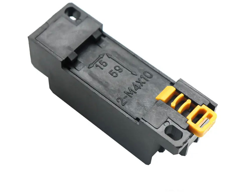 DC 12V 24V AC 220V H3Y-2 Power-on Delay Rotary Knob DPDT 60S Timer Timing Time Relay With Base Socket