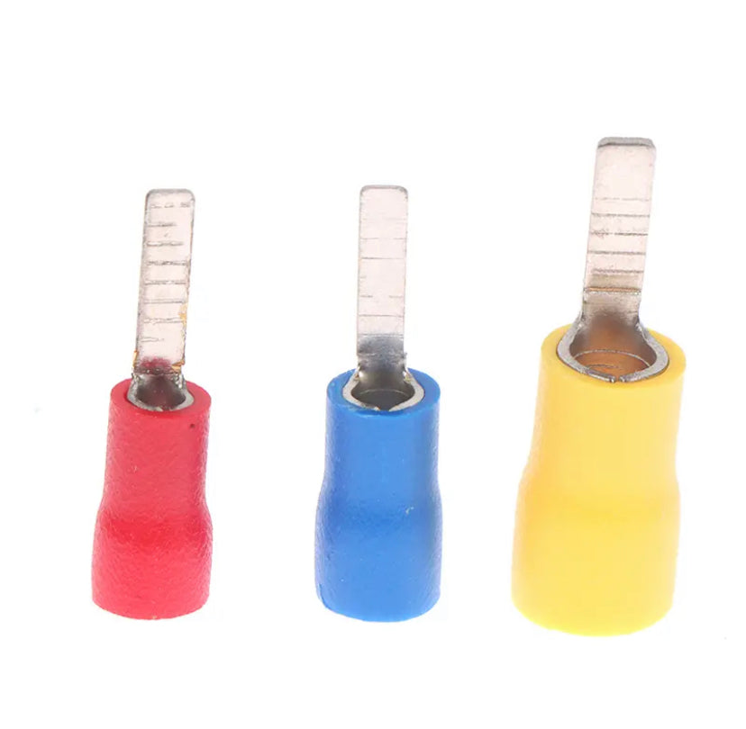 DBV1.25-10 DBV2-14 DBV5.5-10 Chip-shaped Cold-pressed Terminal Plug-in Insulated Blade Cable Lug Sleeve Pin Terminals Connector