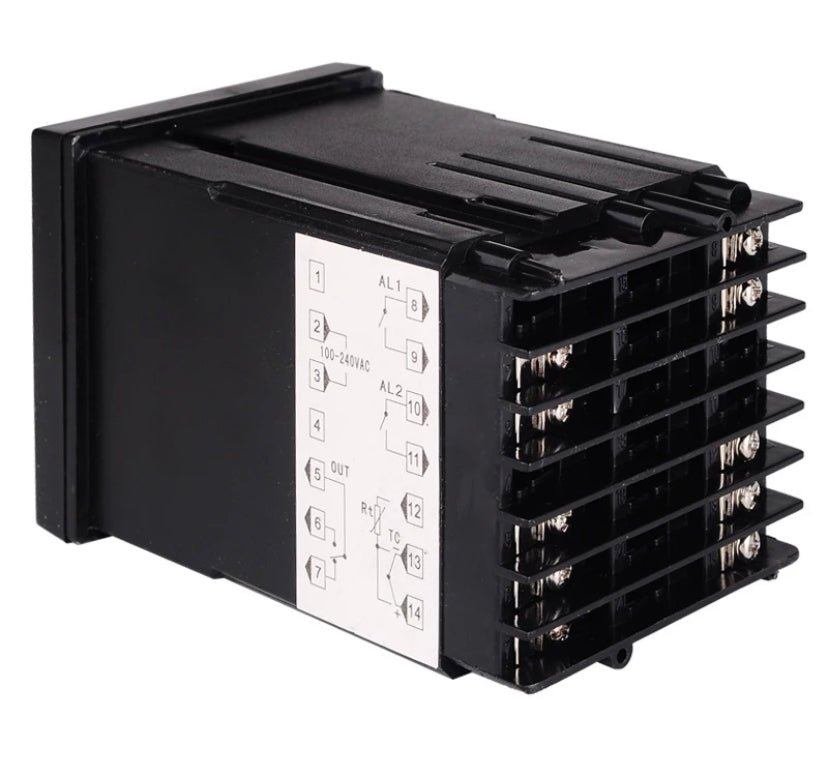 REX-C700 PID Temperature Controller Digital Display Thermostat Relay Output REX C700 220VAC K Type Size 72x72mm