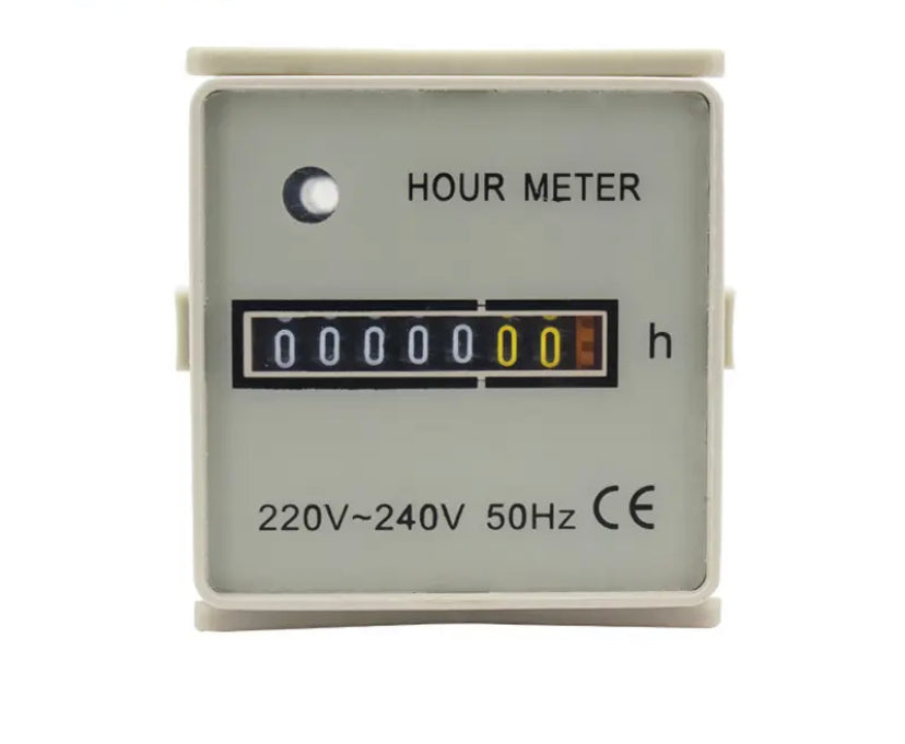 HM-2 Industrial Hour Meter 220VAC 10-50VDC
