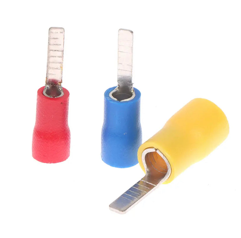 DBV1.25-10 DBV2-14 DBV5.5-10 Chip-shaped Cold-pressed Terminal Plug-in Insulated Blade Cable Lug Sleeve Pin Terminals Connector
