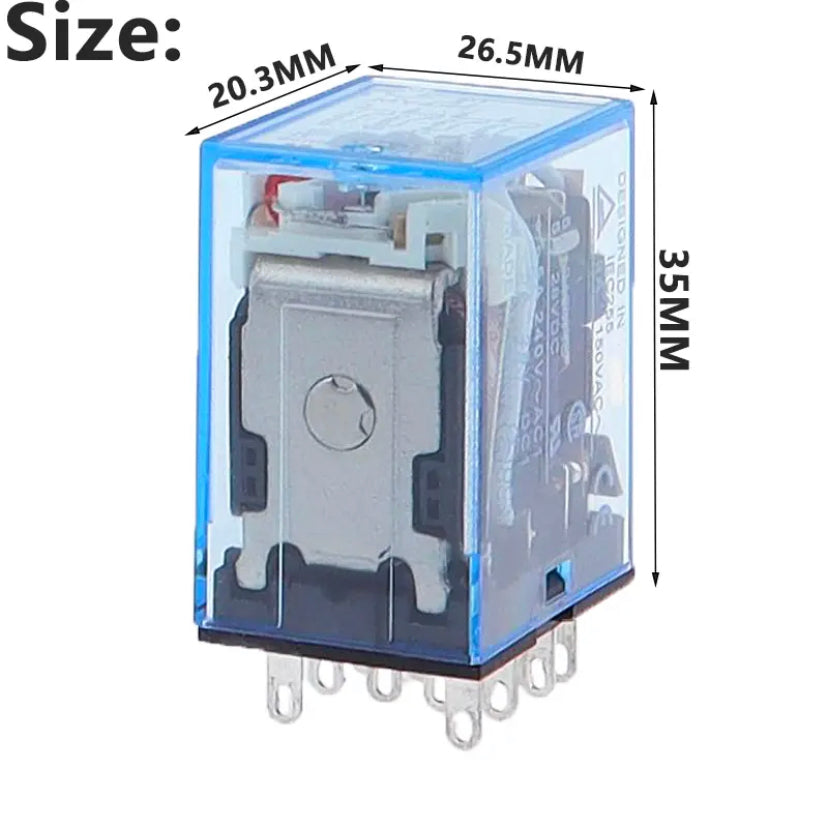 MY4 General Purpose Relay ,14pins relay 12V 24V 110V 220V relay MY4