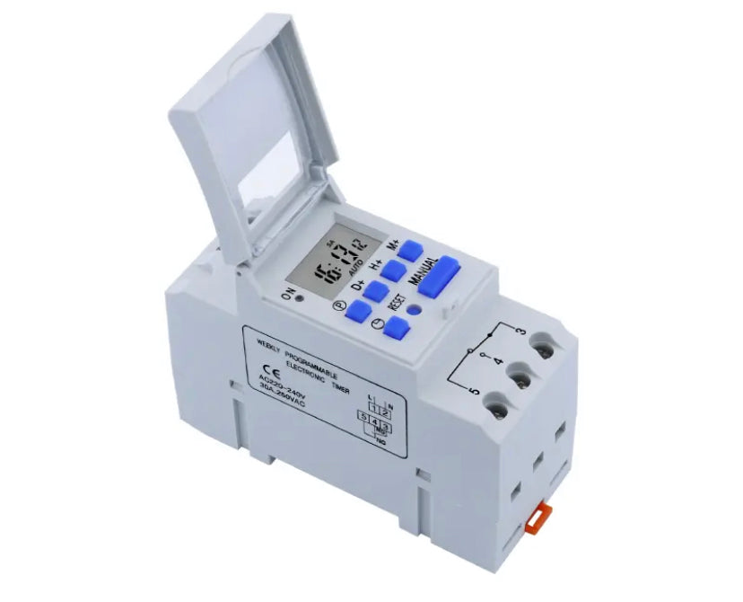 Weekly 7 Days Programmable Digital TIME SWITCH Relay Timer Control AC ...