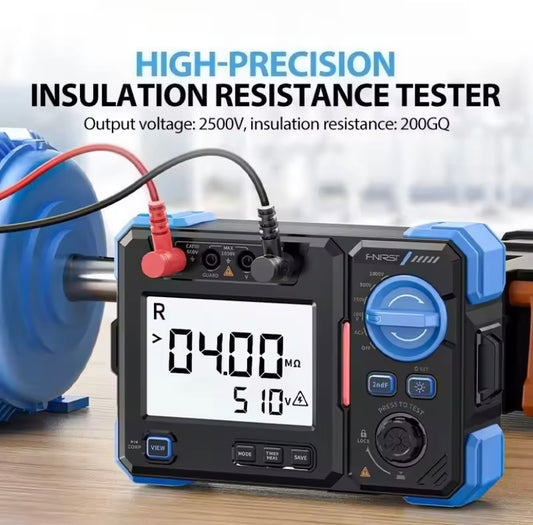 FNIRSI MRT-1050 Insulation Resistance Tester 1000V 20G Ω Megohmmeter With AC/DC Voltage Measurement Capability