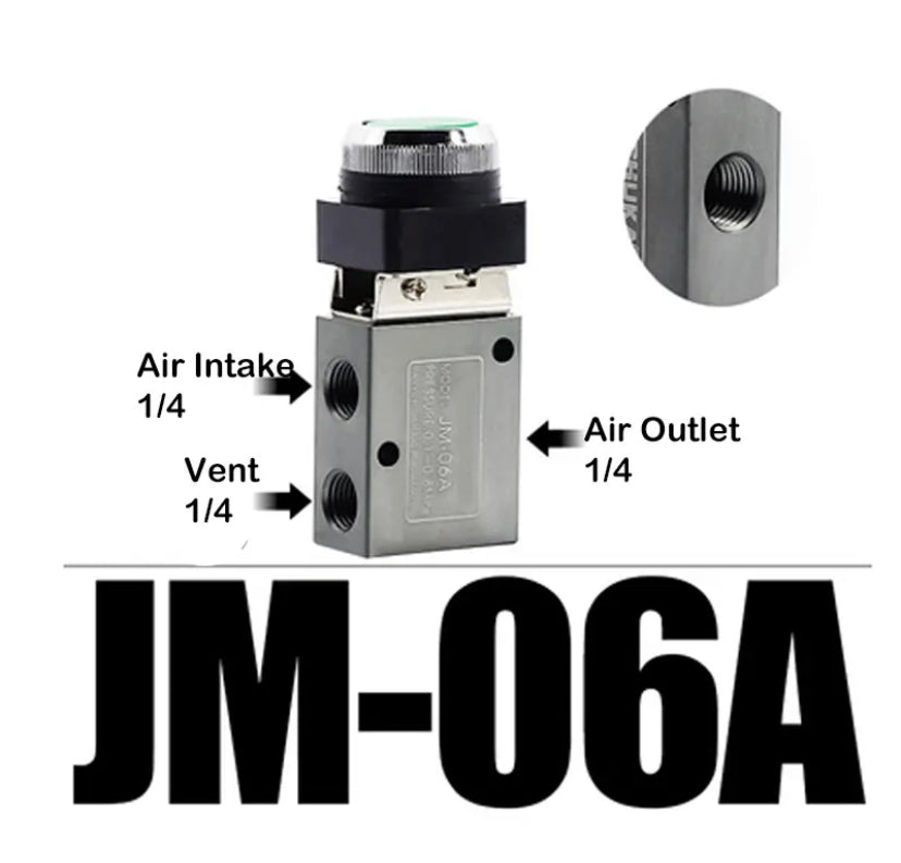 JM-05 JM-06 JM-06A JM-07 Manual Switch Control Pneumatic Valve Two-position Three-way Mechanical Valves