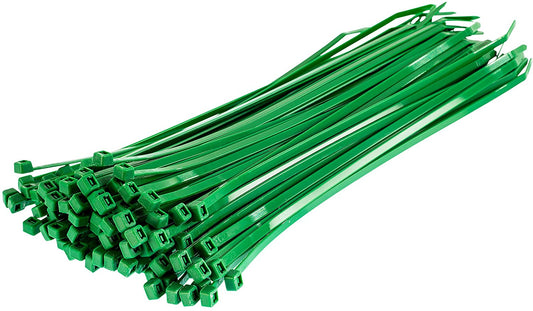 100 PCS Cable tie GREEN Color 4-18 inch