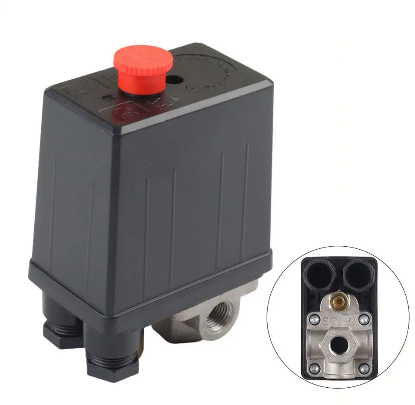 Air Compressor Regulator Air Pressure Air Compressor Pressure Switch 16A 220/380V Control Valve Normally Closed