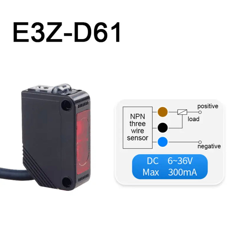 Photoelectric Switch E3Z-D61 Diffuse Reflective Inductive Switch with Bracket NO NC Sensor E3Z-D62 E3Z-LS61 E3Z-LS63 E3Z-LS81 (OMRON COPY)