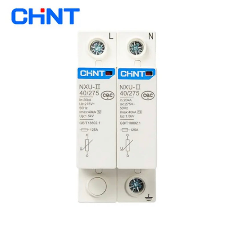 CHINT NXU-II Surge Protective Device 2P 4P Surge Arrester Protect electric system 40KA