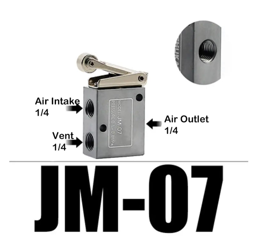 JM-05 JM-06 JM-06A JM-07 Manual Switch Control Pneumatic Valve Two-position Three-way Mechanical Valves