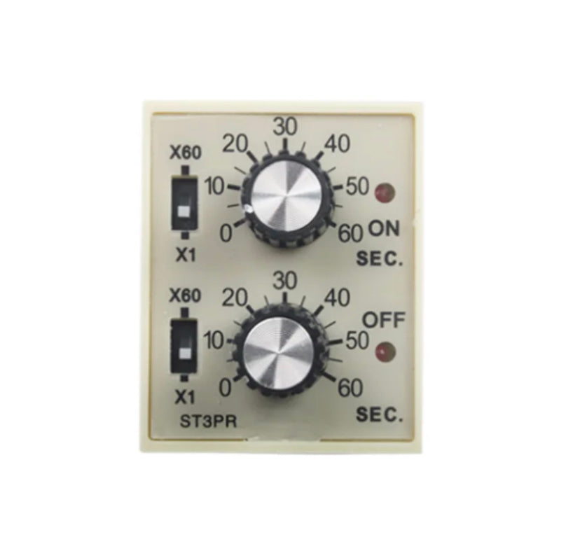 ST3PR electrical time relay Electronic Counter relays digital timer relay with socket base AC 220V