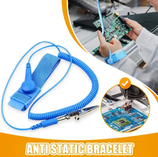 Anti Static ESD Wrist Strap Elastic Band with Clip for Sensitive Electronics Repair Work Tools