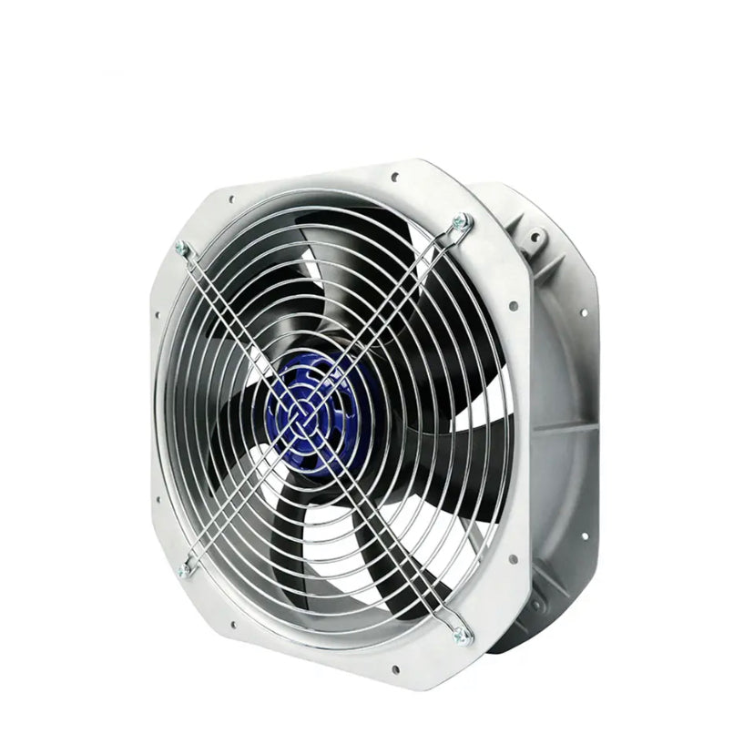 200 250MM Brushless Ball Bearings Air Ventilation Industrial Exhaust Axial Fan