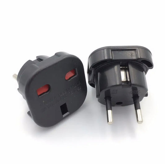 UK to EU Socket Adapter 220V Euro Travel Plug Converter AC Wall Charger Power Adapter UK British Adapter Electrical Outlets