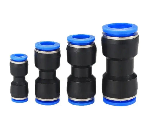 PU Pneumatic Fittings Quick Connector Air Hose Tube Connectors High Pressure Push In Plastic Connector Hose Coupling 4mm 6mm 8mm 10mm 12mm 14mm 16mm