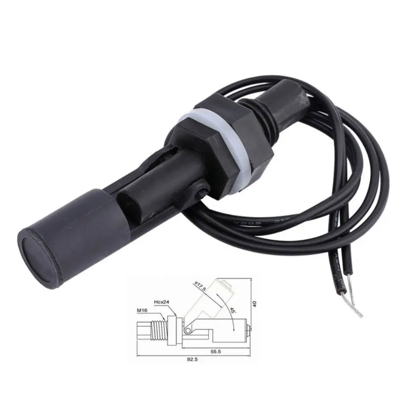 Liquid Water Level Sensor Controller Horizontal Float Switch sensor Water Pump Controller Flow Sensor For Aquariums