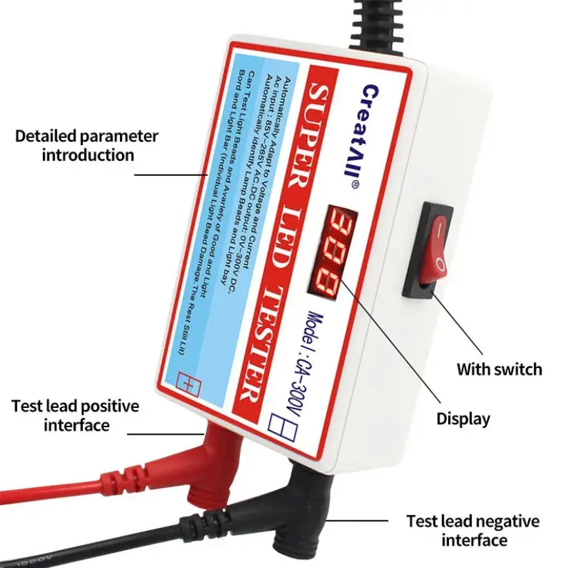 LED Lights TV Backlight Tester Multipurpose LED Strips Beads Test Tool Capacitor Voltage Test Backlight Tester Tool Line Checker
