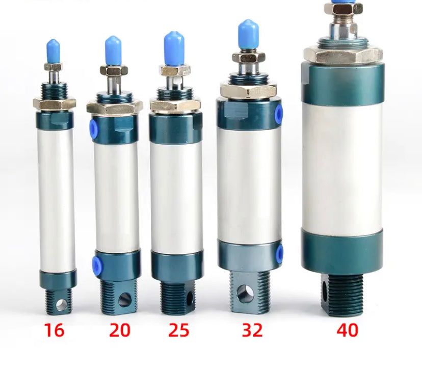 Pneumatic Cylinder Air MAL Series Mini 16/20/25/32mm Bore 25/50/75/100/200/300/400/500mm Stroke Single