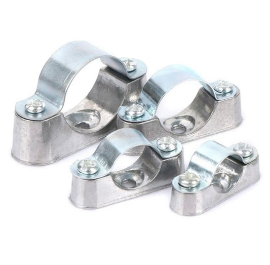 5Pcs Pipe Clamp With Screw From The Wall Yards Away From The Wall Of The Card Saddle Card Line Pipe Clip 16mm 20mm 25mm 32mm