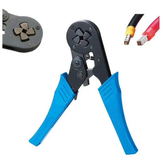 HSC8 16-4 Mini Adjustable Crimping Pliers 6-16mm² Clamp Tube Terminal Crimping Tool 10-5 AWG Multi-Tool Manual Pliers