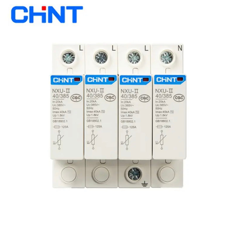 CHINT NXU-II Surge Protective Device 2P 4P Surge Arrester Protect electric system 40KA