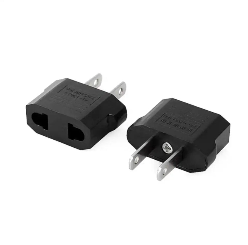 Plug Adapter Socket Plug Converter Power Adapter 2 Flat Pin Travel Electrical Socket Us To Eu Plug Universal Us Plug Eu Plug