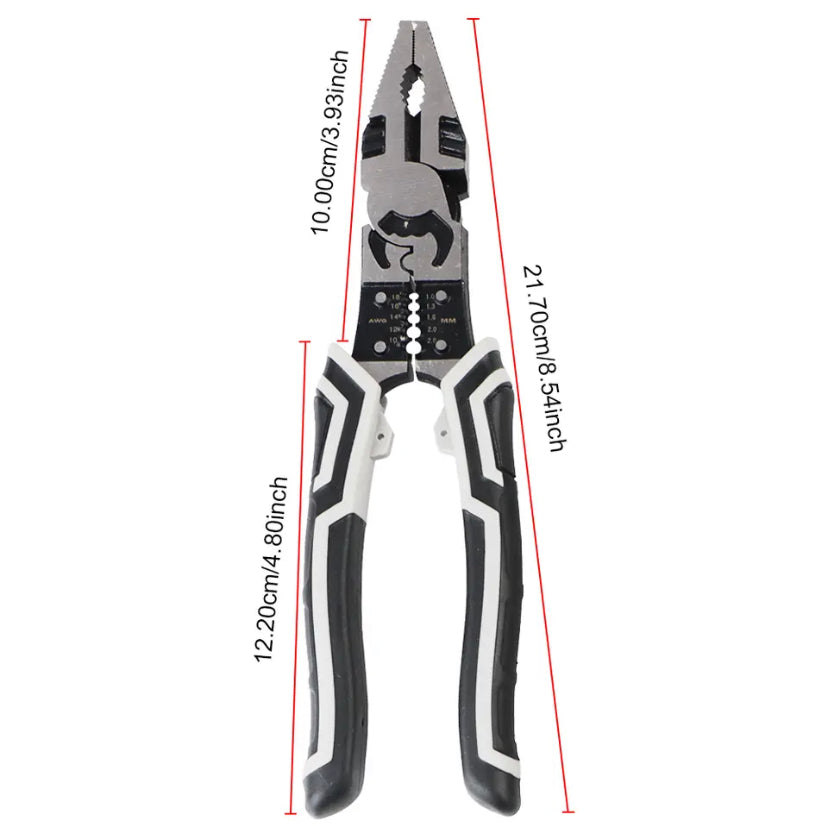 Diagonal Pliers Needle Nose Pliers Hardware Hand Tools Multifunctional Crimping Stripping Pliers Wire Cutters Electrician Pliers