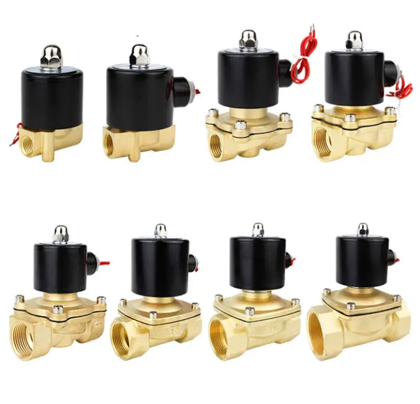 Electric Solenoid Valve 1/4" 3/8" 1/2" 3/4" 1" DN8/10/15/20/25/50 Pneumatic for Water Oil Air 12V 24V 220V 110V