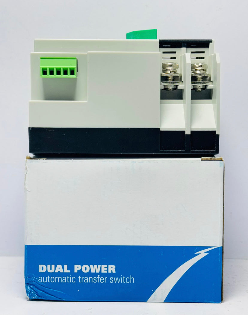 2P Din Rail ATS for PV and Inverter Dual Power Automatic Transfer Selector Switches Uninterrupted 125A 220V