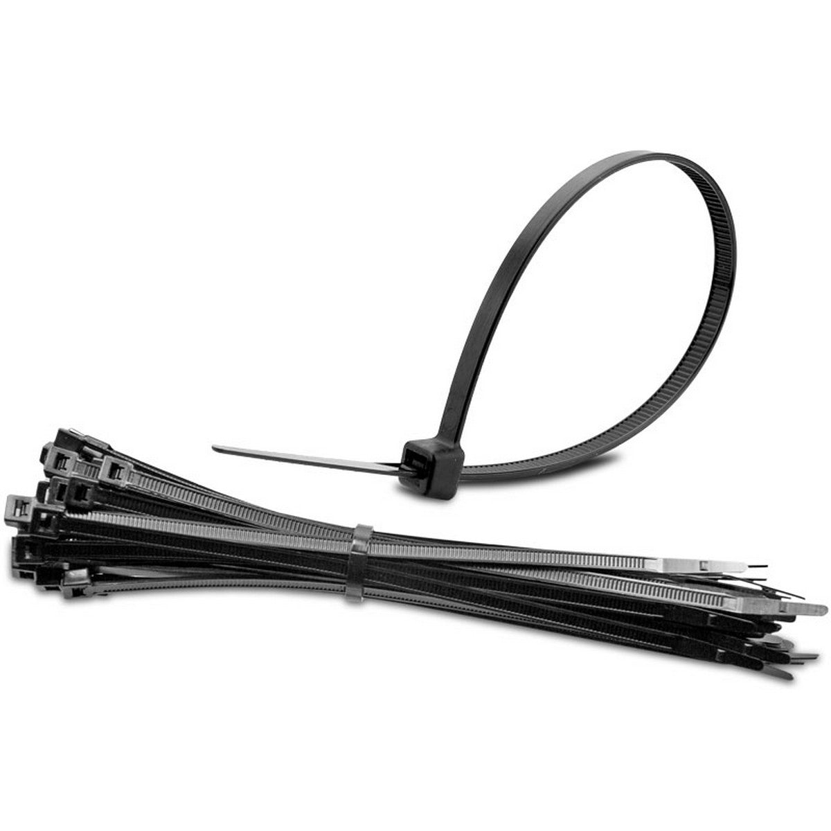 100 PCS Cable tie BLACK Color 4-18 inch