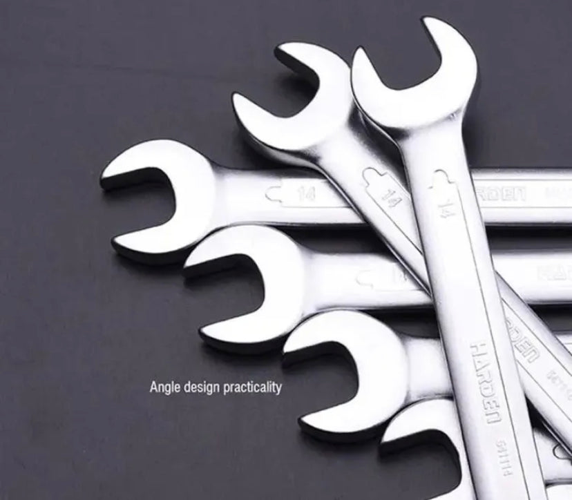 8 Pcs Double Open End Wrench Combination Set 6-22mm fix pana set  Diamond leopard hardware tool wrench series 8 piece wrenchs