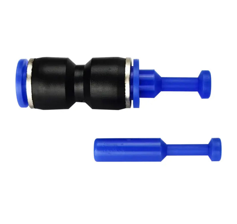 1PCS Pneumatic fitting PP pipe gas connectors direct thrust 4 to 12mm plastic hose quick couplings