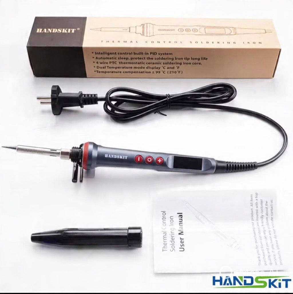 Handskit Model-927 90W 220V adjustable temperature LCD Digital Soldering Iron