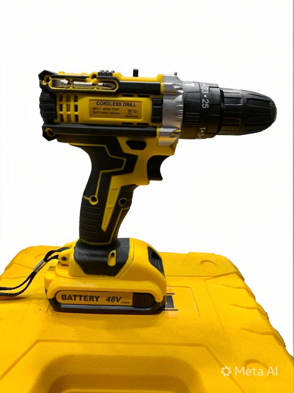 Cordless Lithium Electric Drill  Electric Screwdriver  Hand Electric Drill  Electric Tool Set  Multifunctional Accessory Box Packaging