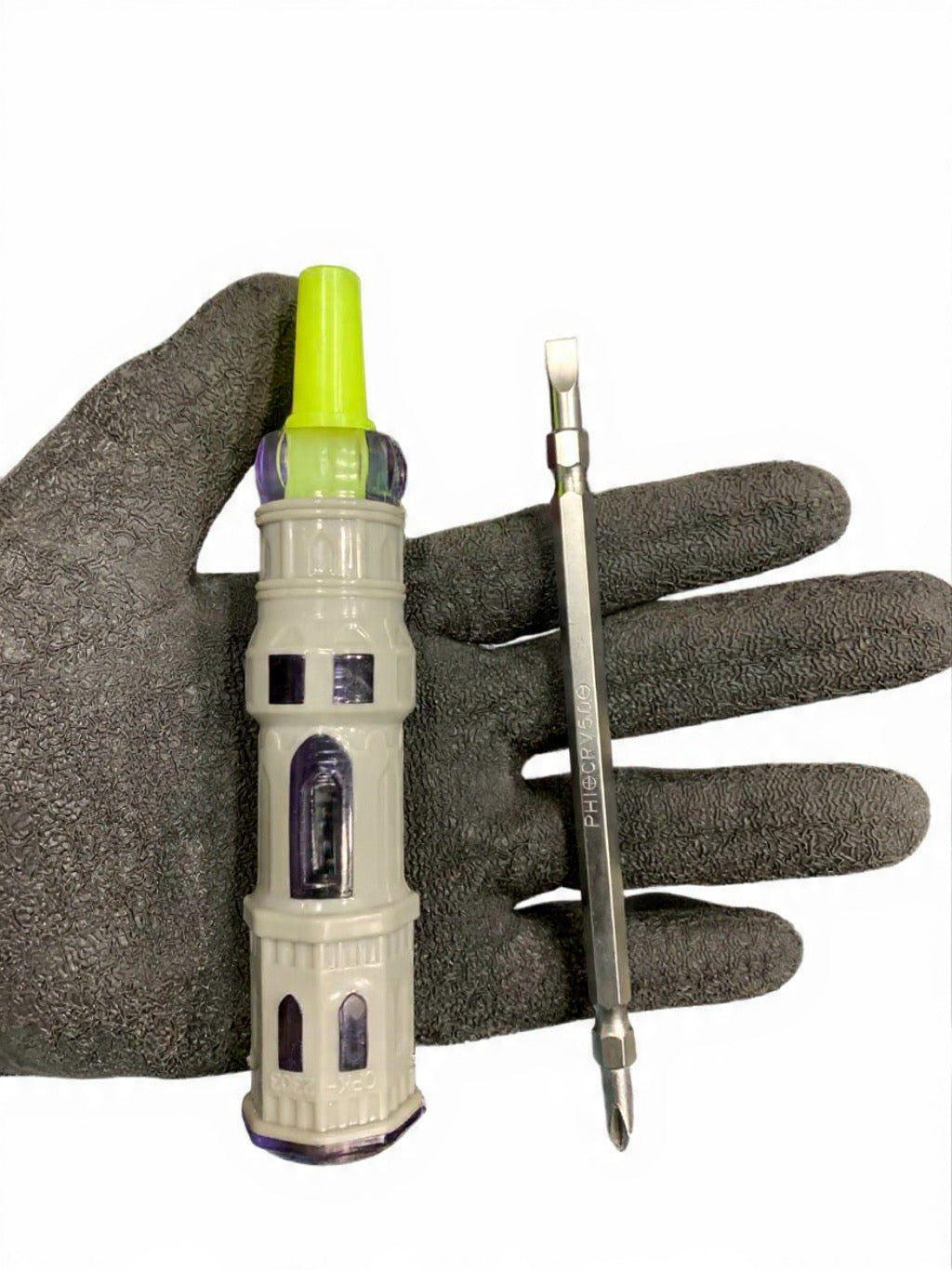 Non-Contact Voltage Detector 2 Way Professional Screwdriver Circuit Tester 100-1000VAC CRV Material
