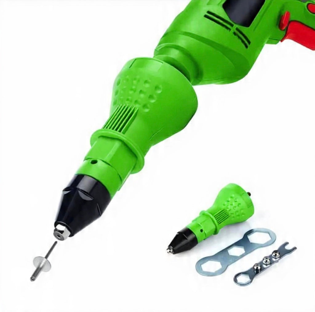 Riveting Drill Adapter Electric Pull Rivet Nut Gun Conversion Adapter Cordless Rivet Adaptor Nut Tools Riveting Drill Adapter
