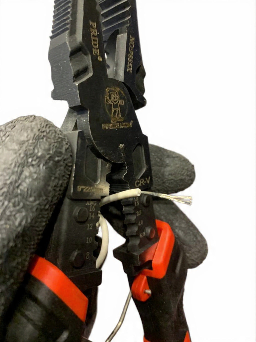 PRIDE 9 Inch CRV Material Wire Pliers Sharp Large Opening Stripping Pliers Industrial Grade Multifunctional Hardware Manual Tools