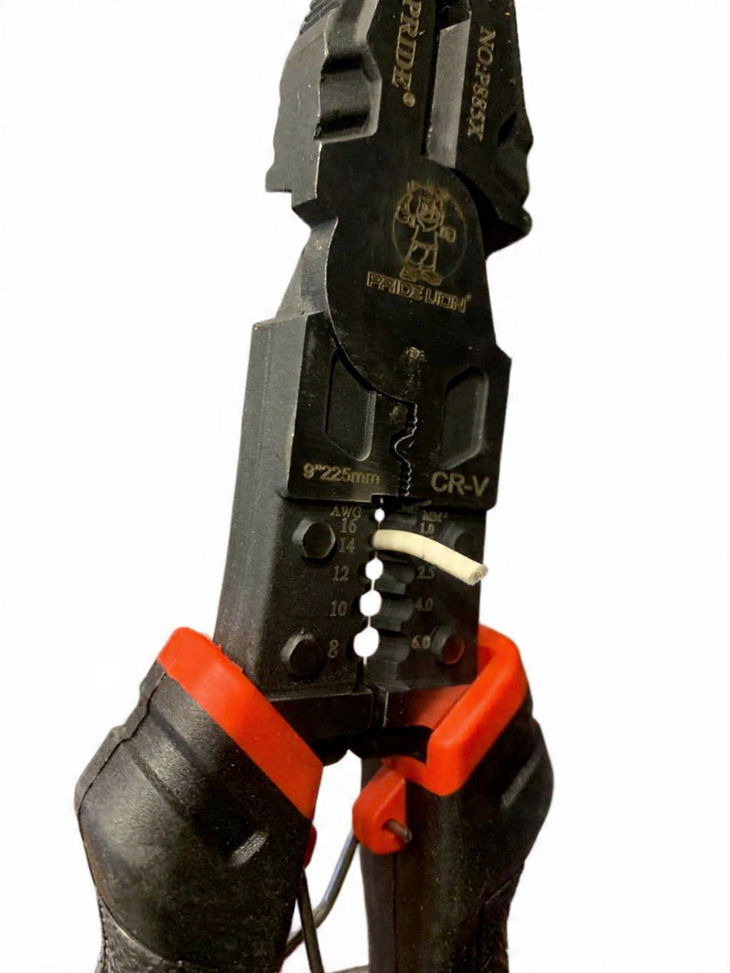 PRIDE 9 Inch CRV Material Wire Pliers Sharp Large Opening Stripping Pliers Industrial Grade Multifunctional Hardware Manual Tools