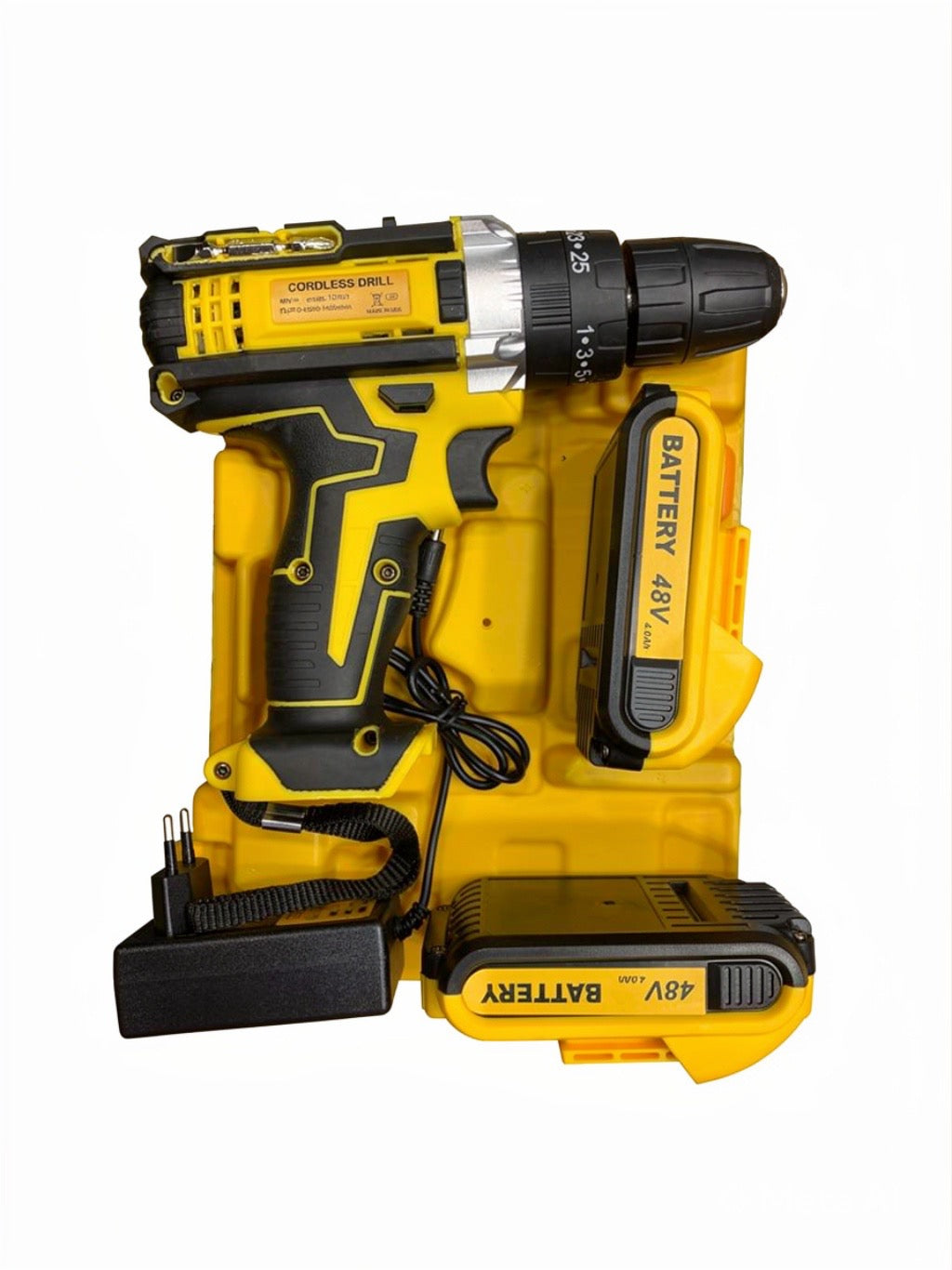 Cordless Lithium Electric Drill  Electric Screwdriver  Hand Electric Drill  Electric Tool Set  Multifunctional Accessory Box Packaging