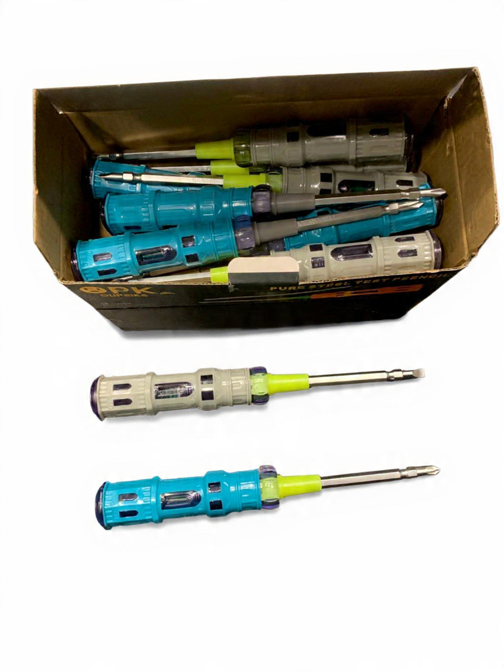 Non-Contact Voltage Detector 2 Way Professional Screwdriver Circuit Tester 100-1000VAC CRV Material