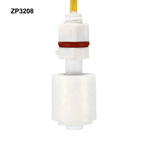 Float Switch M8 45mm Fish Tank Vertical Liquid Water Level Control Sensor Plastic White ZP3208 Float Switch