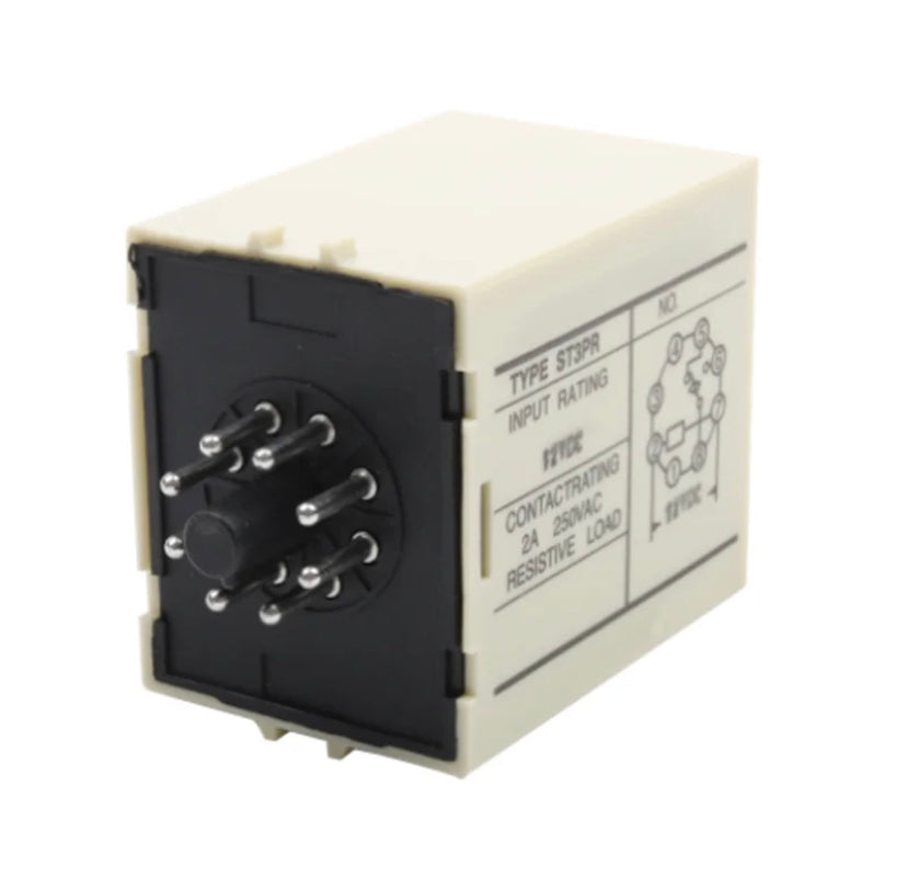 ST3PR electrical time relay Electronic Counter relays digital timer relay with socket base AC 220V