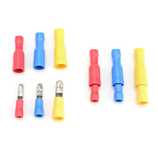 Assorted Female Male Bullet Butt Connector Insulated Crimp Wire Terminals Quick Splice Wiring Cable Plug for 22~10AWG