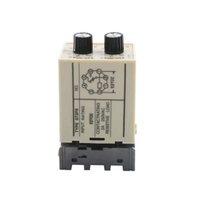 ST3PR electrical time relay Electronic Counter relays digital timer relay with socket base AC 220V