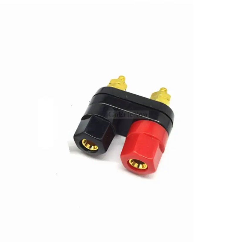 1PC Banana plugs Jack Socket Couple Terminals DIY Connectors Red Black Connector Amplifier Terminal Binding Post Speaker